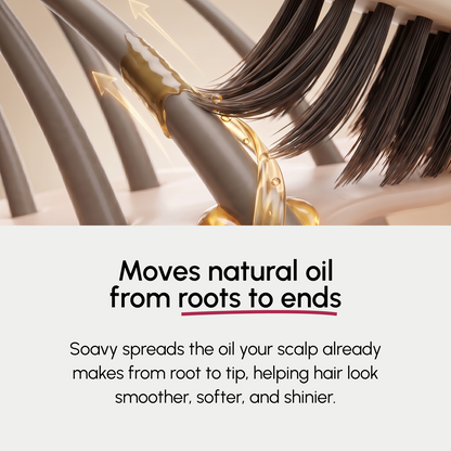 Soavy - Boar Bristle Brush